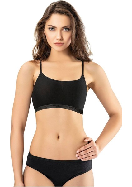 Iç Giyim Kota Ip Askılı Pedsiz Büstiyer Atlet ( 3ADET)