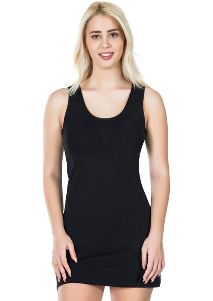 Iç Giyim Derya Kurşun Kalın Askılı Uzun Atlet