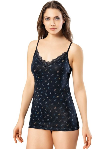 Iç Giyim Kota Ip Askılı Küçük Dantelli Baskılı Atlet( 6 Adet) fırsatları