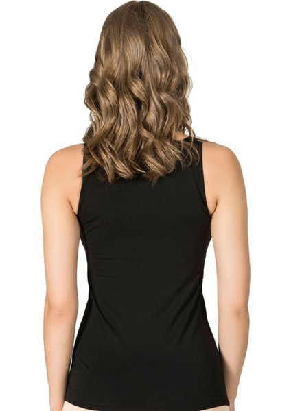 Kadın Pamuklu Dantel Detaylı Kalın Askılı Atlet fiyatları