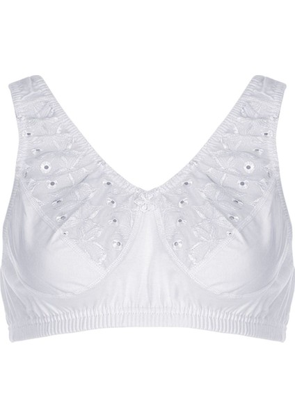 Doğan Yıldız Penye Brodeli Badi Sütyen 4120 (6 Adet)