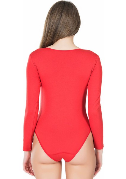 Iç Giyim Derya Kurşun Pamuk Kumaş Uzun Kol Oval Yaka Çıt Çıtlı Body Atlet fiyatları