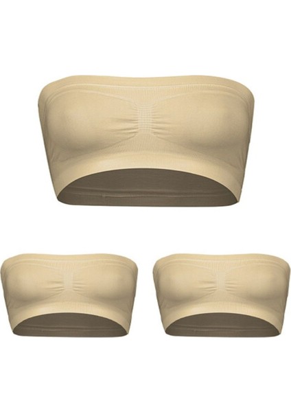 Iç Giyim (3 Adet) Nbb Straplez Pedsiz Dikişsiz Büstiyer Atlet fiyatları