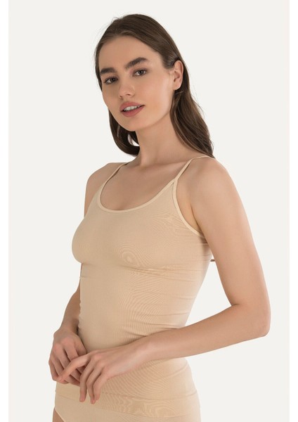 Iç Giyim (3 Adet) Nbb Ince Askılı Pedsiz Dikişsiz Seamless Atlet