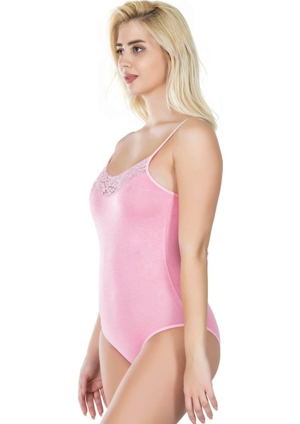 Iç Giyim Derya Kurşun Ön Kısımları Dantel Işlemeli Pamuk Kumaş Ince Askılı Çıt Çıtlı Body Atlet modelleri