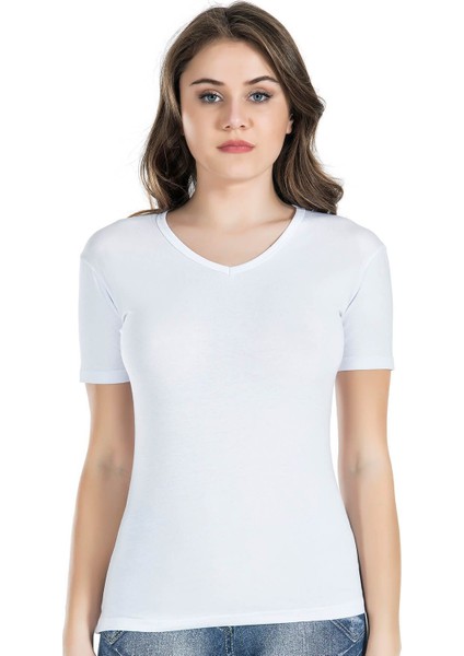 Iç Giyim Derya Kurşun V Yaka Yarım Kol Atlet