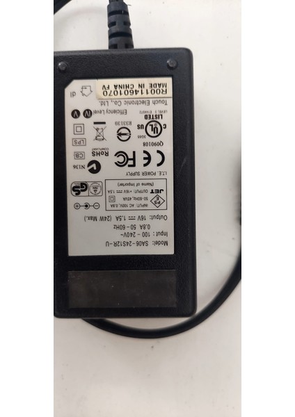 SA06-24S12R-V Power Supply 12V 1.5A Ac Adapter fiyatları
