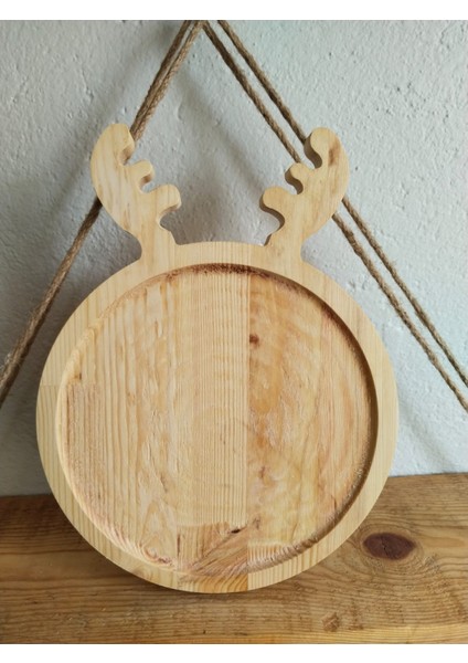 Geyik Model Servis Tepsisi, Ahşap Sunumluk, Geyik Model Çay Tepsisi, Kahve Sunum indirimleri