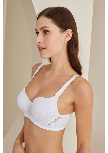 Iç Giyim Nbb Desteksiz Dantel Detaylı Büyük Beden Sütyen modelleri