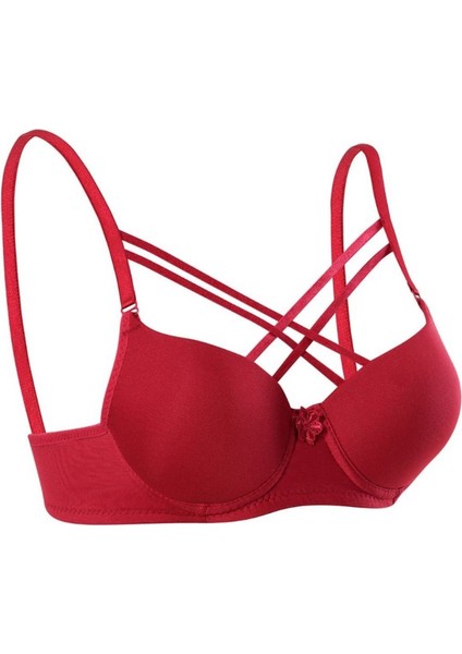 Iç Giyim Ebru Lüx Silikonlu Destekli Balenli Tulumlu Çapraz Sütyen (Sütyen Yıkama Topu Hediyeli )