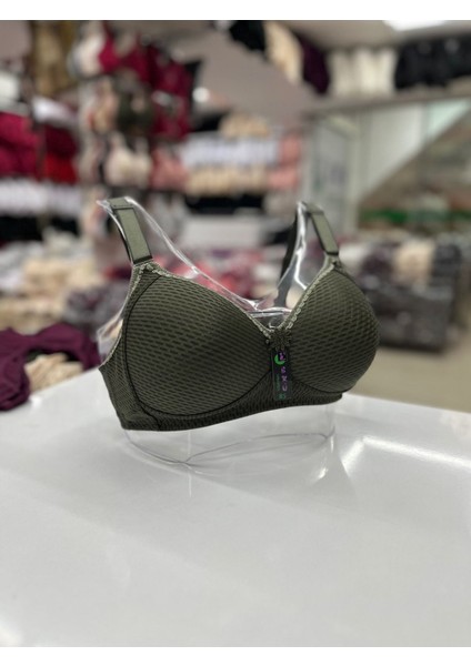 Iç Giyim Ebru Lüx Toparlayıcı Silikonlu Telsiz, Jakarlı Micro Sütyen (Sütyen Yıkama Topu Hediyeli )