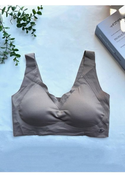Iç Giyim Ithal Fashion Şekillendirici Süngerli Desteksiz (Yok Gibi) Sütyen (Yıkama Filesi Hediyeli)