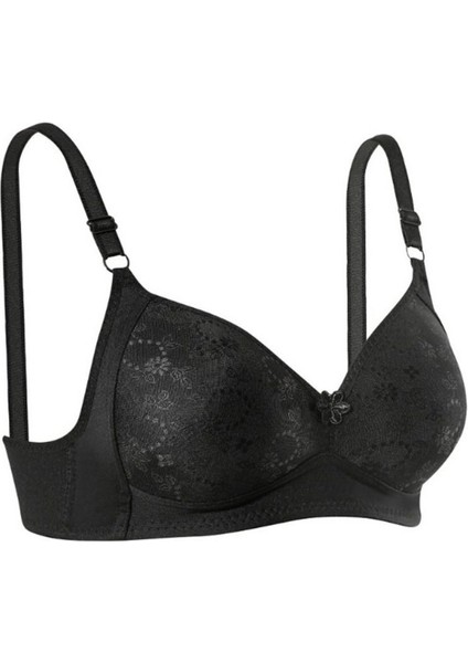 Iç Giyim Ebru Lüx Toparlayıcı Silikonlu Telsiz, Lez Dantel Sütyen (Sütyen Yıkama Topu Hediyeli )