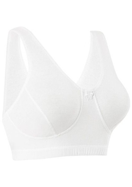 Iç Giyim Ebru Pamuklu Penye Kumaş Rahat Büstiyer Sütyen Eko Paket (3 Adet)