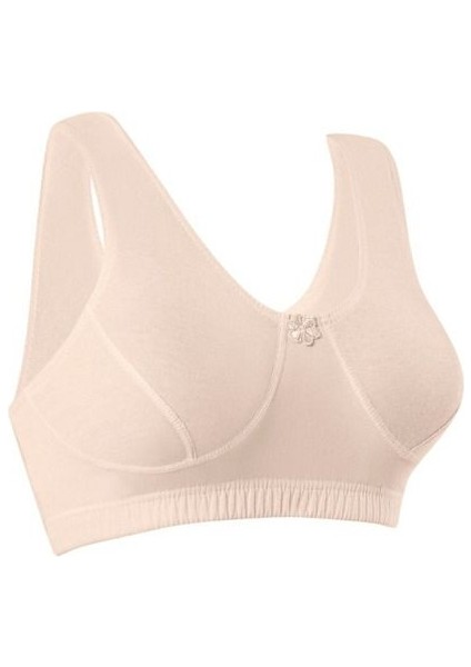 Iç Giyim Ebru Pamuklu Penye Kumaş Rahat Büstiyer Sütyen Eko Paket (3 Adet)