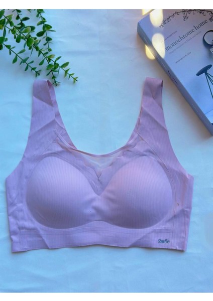 Iç Giyim Ithal Smile Süngerli Desteksiz (Yok Gibi) Sütyen (Yıkama Filesi Hediyeli)