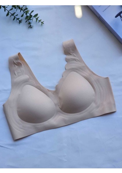 Iç Giyim Ithal Şekillendirici Süngerli Desteksiz (Yok Gibi) Sütyen (Yıkama Filesi Hediyeli)