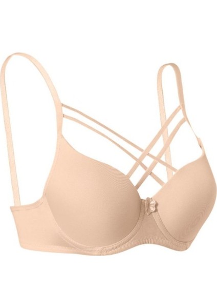 Iç Giyim Ebru Lüx Silikonlu Destekli Balenli Tulumlu Çapraz Sütyen (Sütyen Yıkama Topu Hediyeli )