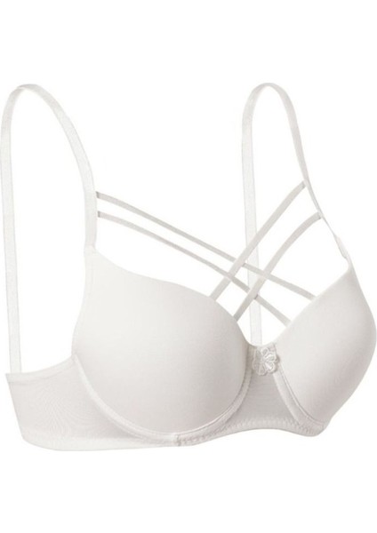 Iç Giyim Ebru Lüx Silikonlu Desteksiz Balenli Tulumlu Çapraz Sütyen (Sütyen Yıkama Topu Hediyeli )