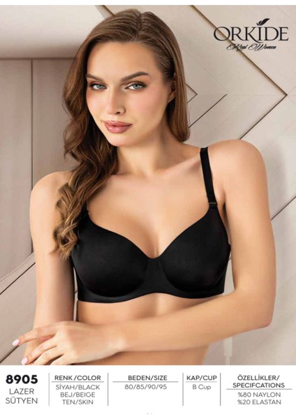 Iç Giyim Orkide Yeni Nesil Lazer Kesim Sütyen (Yıkama Topu Hediyeli)