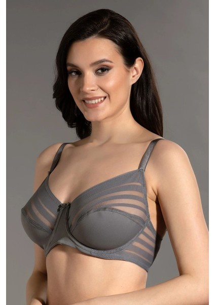 Iç Giyim New Bra Balenli Desteksiz Tül Detaylı C-D Cup Size Toparlayıcı Sütyen modelleri