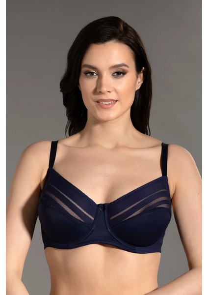 Iç Giyim New Bra Balenli Desteksiz Tül Detaylı C-D Cup Size Toparlayıcı Sütyen