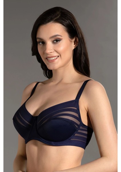 Iç Giyim New Bra Balenli Desteksiz Tül Detaylı C-D Cup Size Toparlayıcı Sütyen modelleri