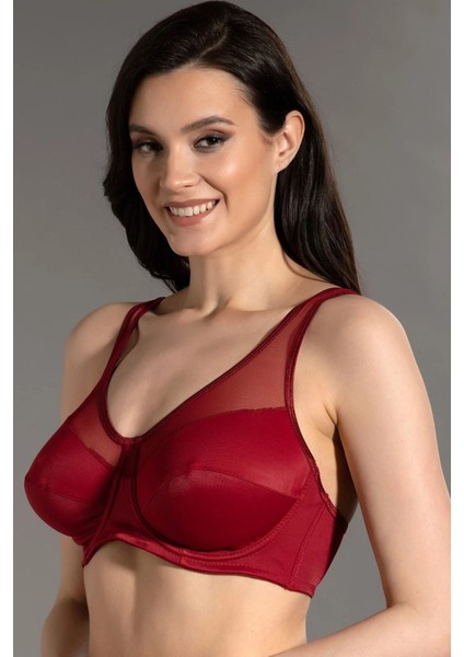 Iç Giyim New Bra Balenli Desteksiz Süngerli Tül Detaylı C-D Cup Size Sütyen modelleri