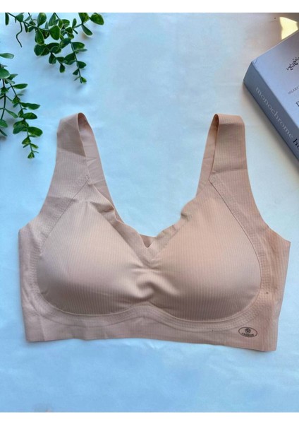 Iç Giyim Ithal Fashion Şekillendirici Süngerli Desteksiz (Yok Gibi) Sütyen (Yıkama Filesi Hediyeli)