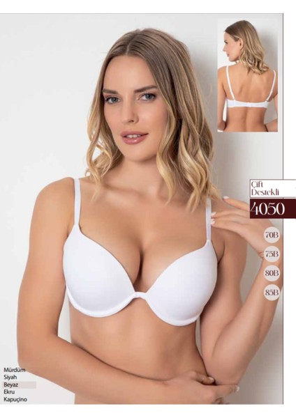Iç Giyim Godewo Çift Destekli (Duble Push-Up) 2 Beden Büyük Gösteren Sütyen