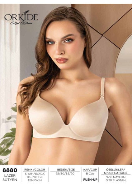 Iç Giyim Orkide Yeni Nesil Lazer Kesim Destekli Kulaklı Sütyen (Yıkama Topu Hediyeli)