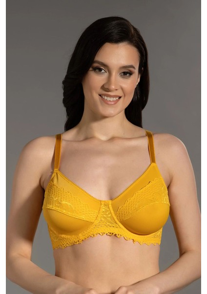 Iç Giyim New Bra Balenli Desteksiz Dantelli C-D Cup Size Süngerli Sütyen