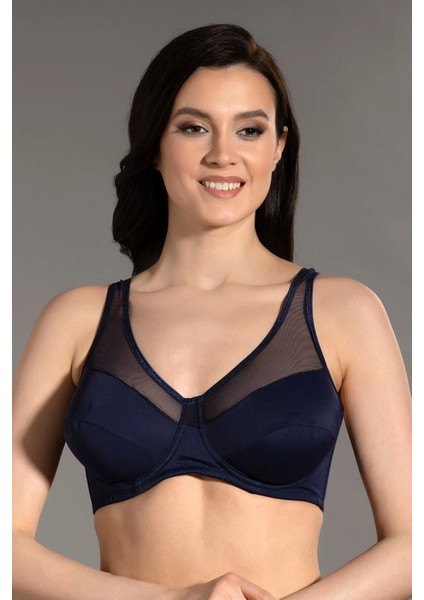 Iç Giyim New Bra Balenli Desteksiz Süngerli Tül Detaylı C-D Cup Size Sütyen