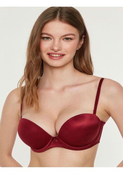 Iç Giyim New Bra Çift Destekli Balenli Sütyen Çıkarılabilir Askılı