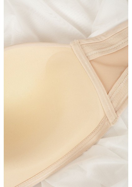 Iç Giyim Nbb Silikonlu Askısız Straplez Destekli Sütyen