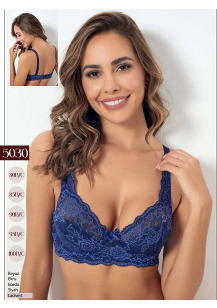 Iç Giyim Godewo Yarım Süngerli Dantelli Toparlayıcı (Minimizer) Balenli Içi Boş Sütyen