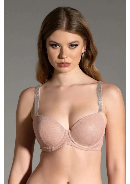 Iç Giyim New Bra Balenli Desteksiz Taşlı Askılı Sütyen fiyatları