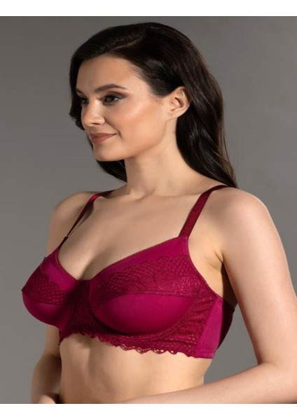 Iç Giyim New Bra Balenli Desteksiz Dantelli C-D Cup Size Süngerli Sütyen