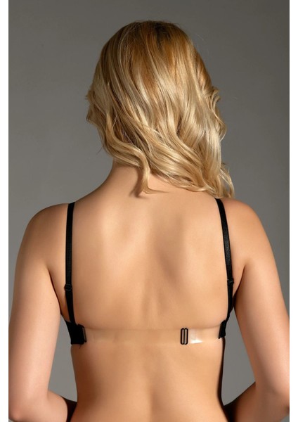 Iç Giyim New Bra Balenli Push Up Destekli Sırtı Şeffaf Straplez Sütyen fırsatları