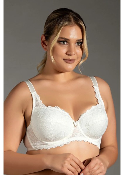 Iç Giyim New Bra Balenli Dantelli Toparlayıcı Içi Boş Sütyen