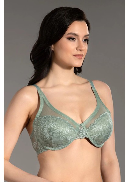 Iç Giyim Newbra Dantel Motif Işlemeli Tül Detaylı Desteksiz C Cup Sütyen modelleri