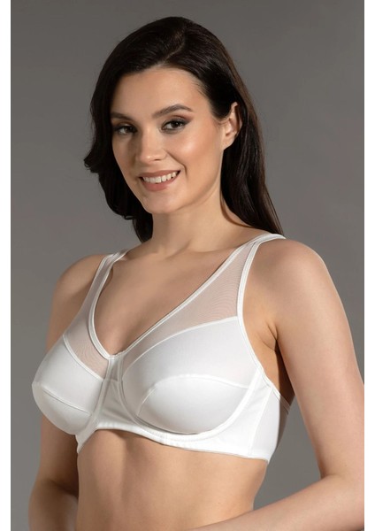 Iç Giyim New Bra Balenli Desteksiz Süngerli Tül Detaylı C-D Cup Size Sütyen modelleri