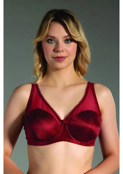 Iç Giyim New Bra Balenli Tül Detaylı Toparlayıcı Sütyen