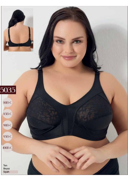 Iç Giyim Godewo Klasik Dantelli Toparlayıcı (Minimizer) Balensiz Sütyen