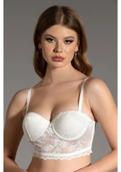 Iç Giyim Newbra Dantelli Destekli Çıkarılabilir Askılı Büstiyer Sütyen