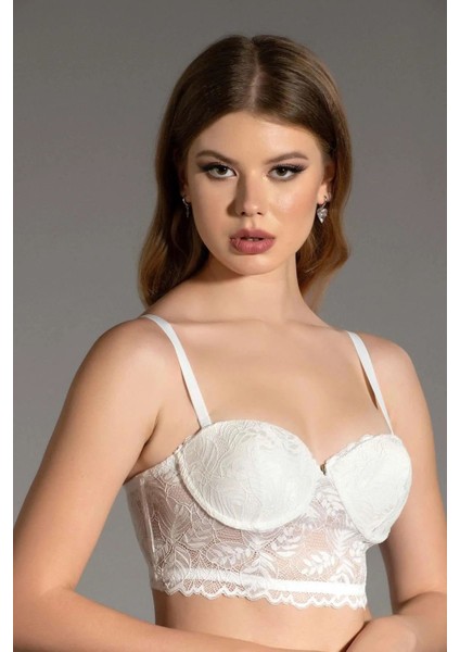Iç Giyim Newbra Dantelli Destekli Çıkarılabilir Askılı Büstiyer Sütyen modelleri