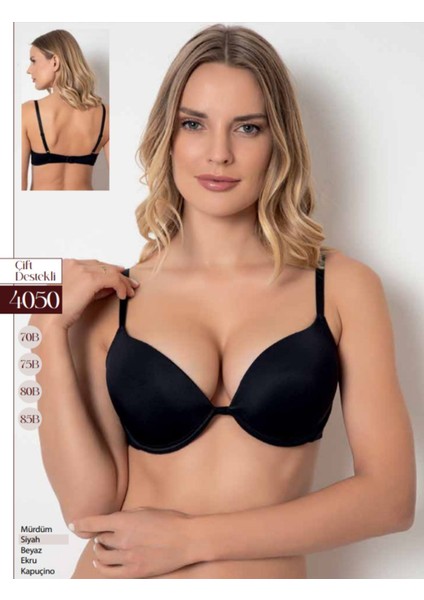 Iç Giyim Godewo Çift Destekli (Duble Push-Up) 2 Beden Büyük Gösteren Sütyen