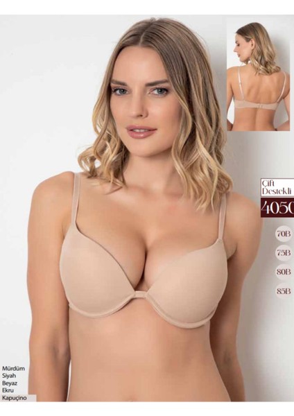 Iç Giyim Godewo Çift Destekli (Duble Push-Up) 2 Beden Büyük Gösteren Sütyen