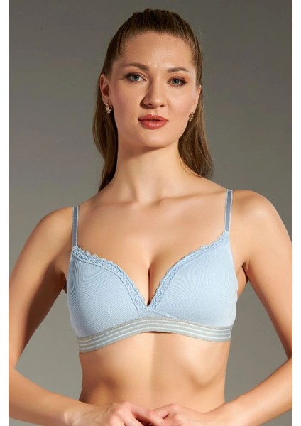Iç Giyim New Bra Balensiz Alıştıma Genç Kız Süngerli Içi Boş Sütyen