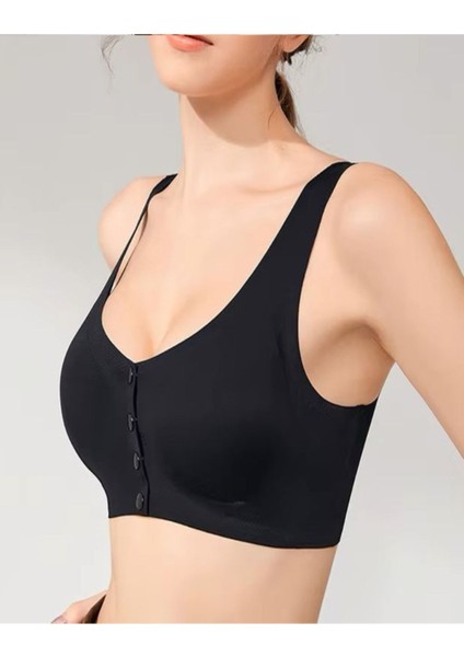 Iç Giyim Ithal Düğmeli Süngerli Desteksiz (Yok Gibi) Sütyen (Yıkama Filesi Hediyeli)